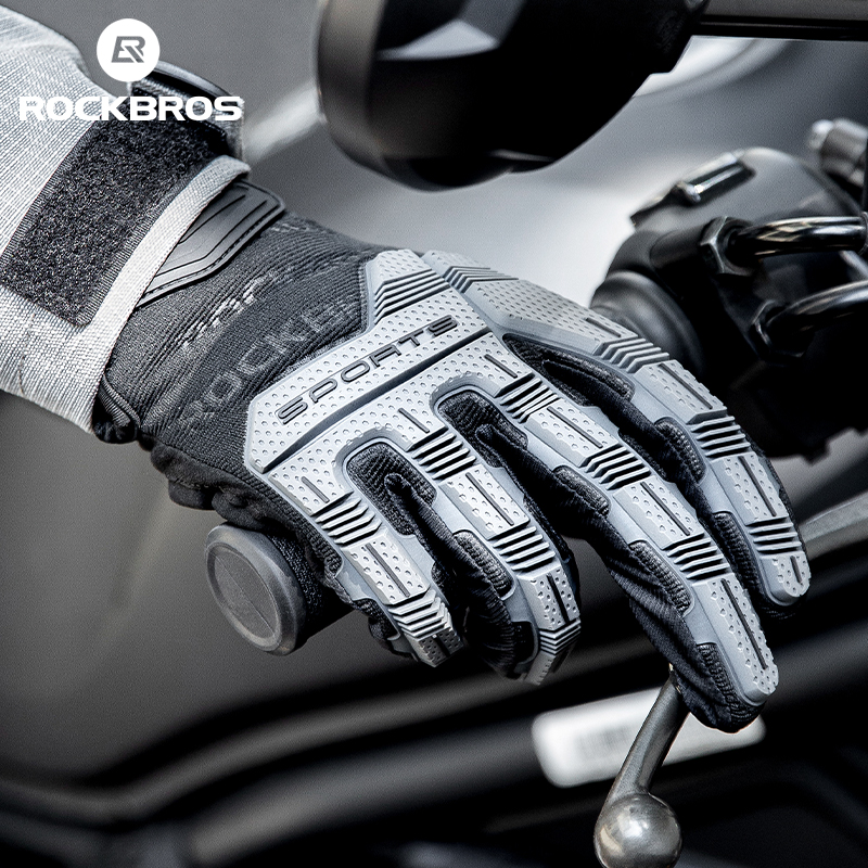 Mountain Biking Gloves Mens - ROCKBROS Cycling Gloves Tactical Gloves SBR