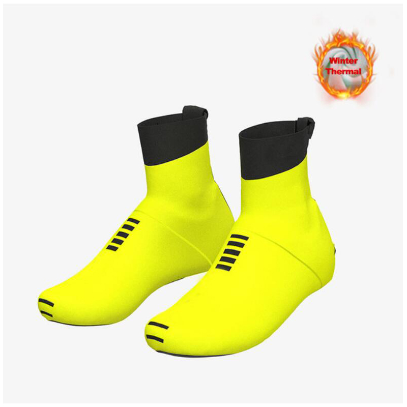 Mountain Biking New Jersey - Warm Fleece Bicycle Shoe Cover for
