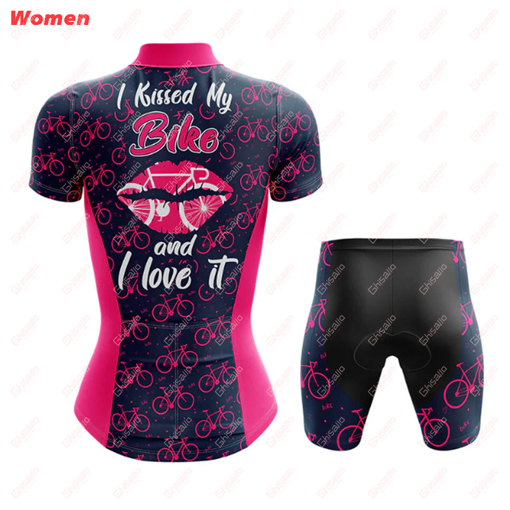 I Kissed My Bike Polyester Cyc – Mountain Biking Outfits Women Bewertung und Preis