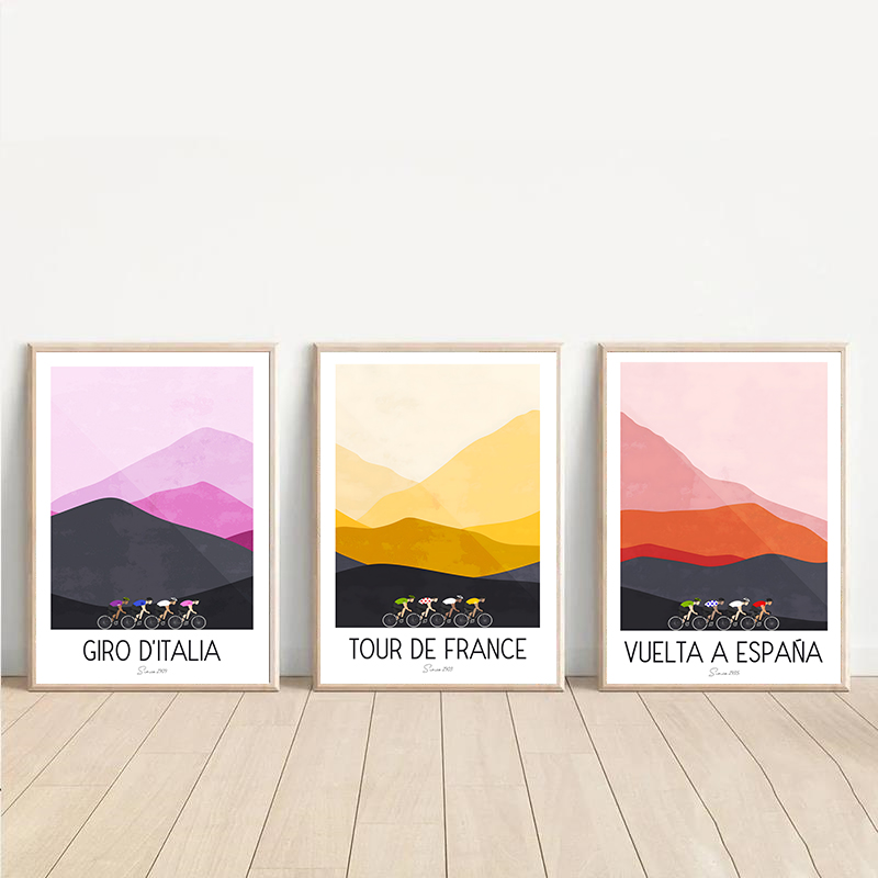 Watercolor Cycling Race Cyclis – Mountain Biking Races Bewertung und Preis
