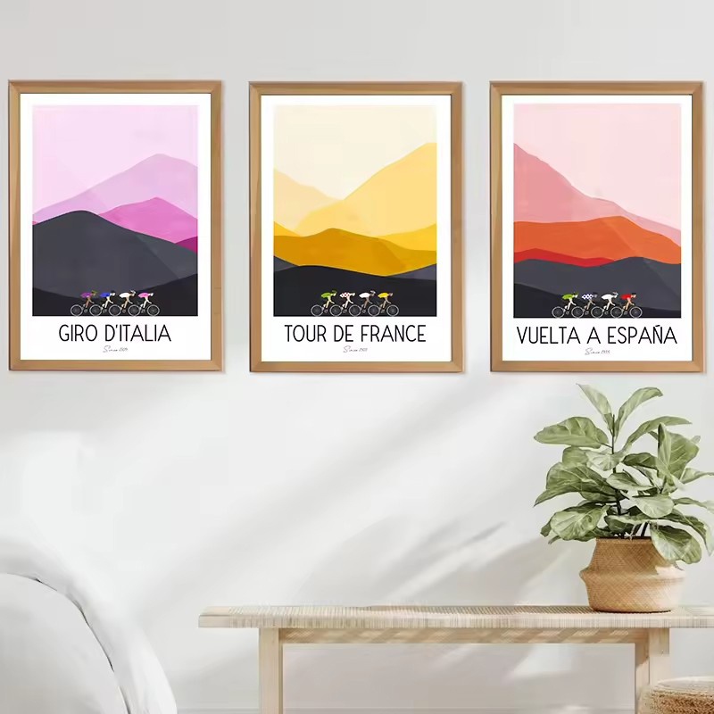 Watercolor Cycling Race Cyclis – Mountain Biking Races Bewertung und Preis
