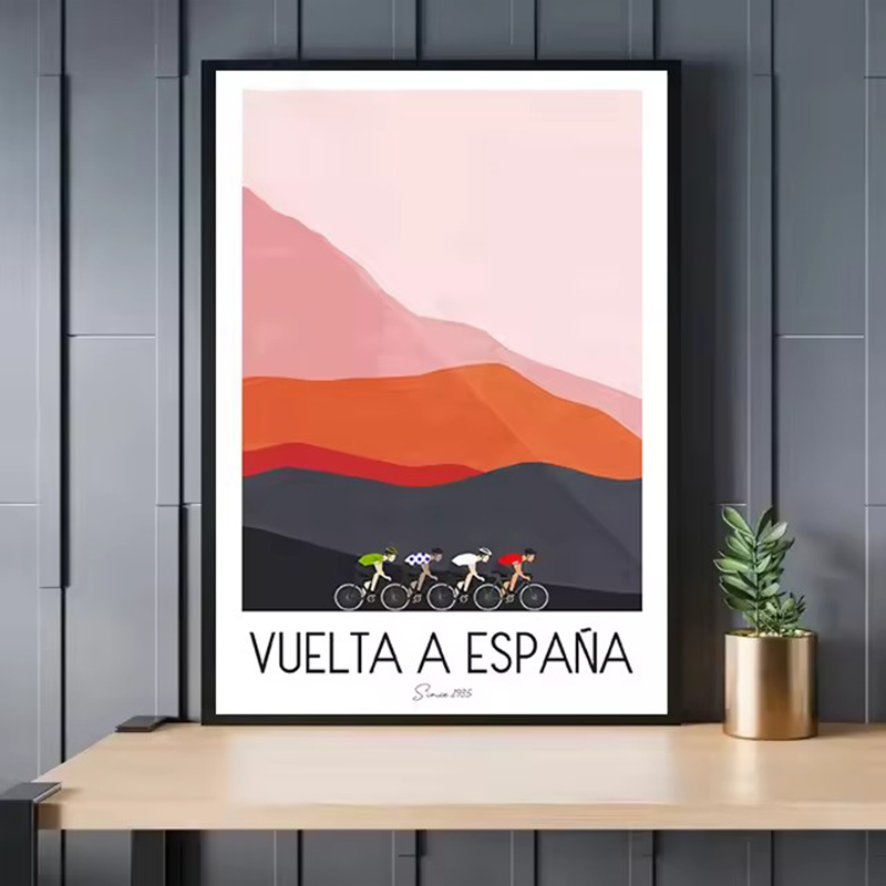 Watercolor Cycling Race Cyclis – Mountain Biking Races Bewertung und Preis