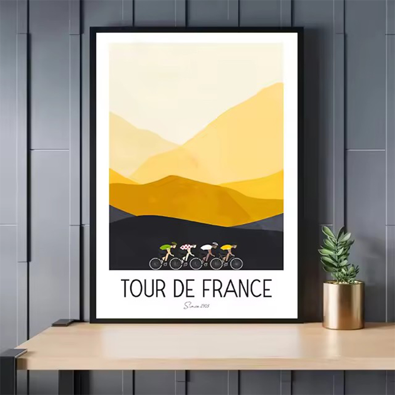 Watercolor Cycling Race Cyclis – Mountain Biking Races Bewertung und Preis