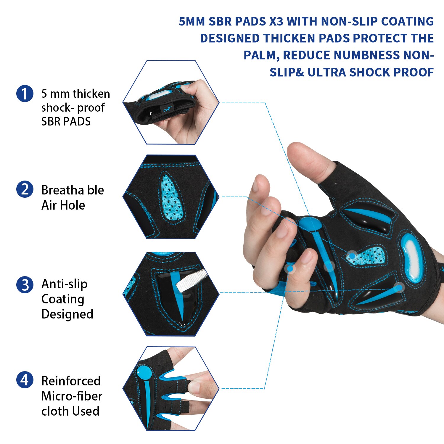 MOREOK Cycling Gloves,Breathab – Mountain Biking Gloves Mens Bewertung und Preis