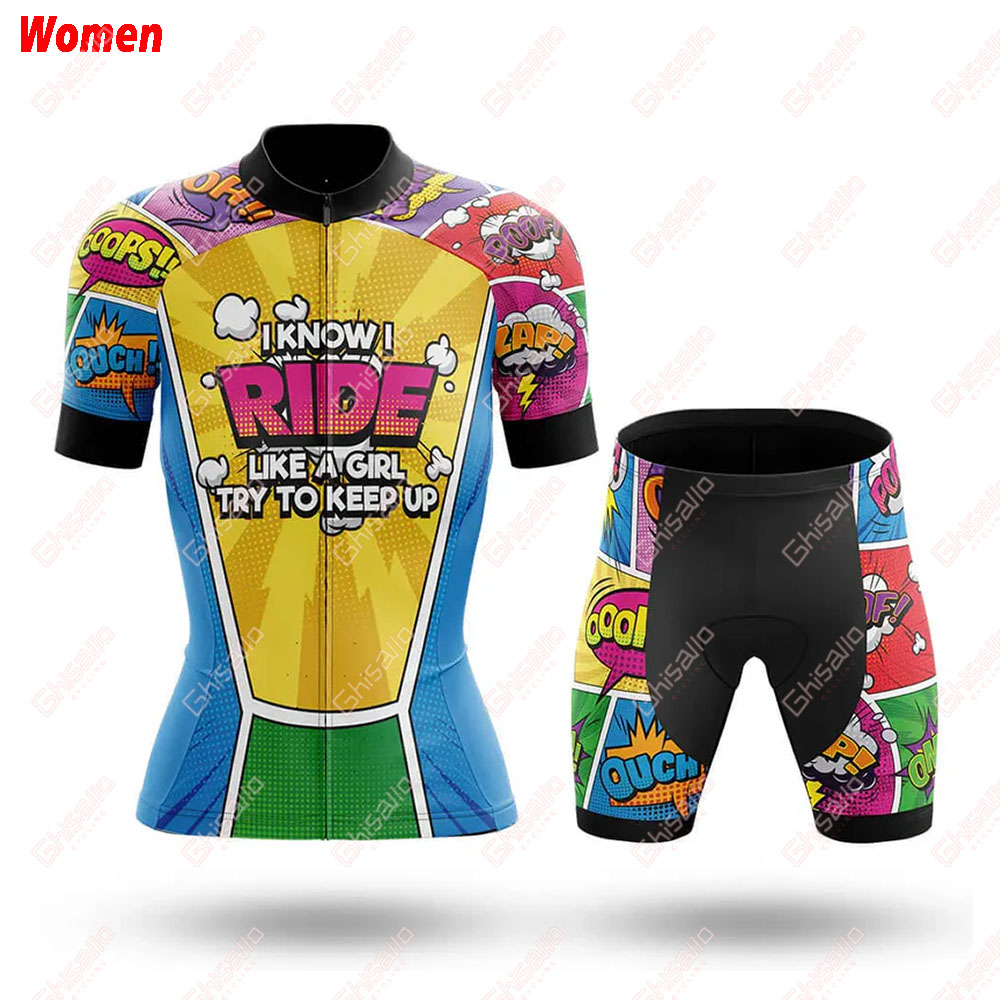 Like A Girl Comic Polyester Cy – Mountain Biking Outfits Women Bewertung und Preis