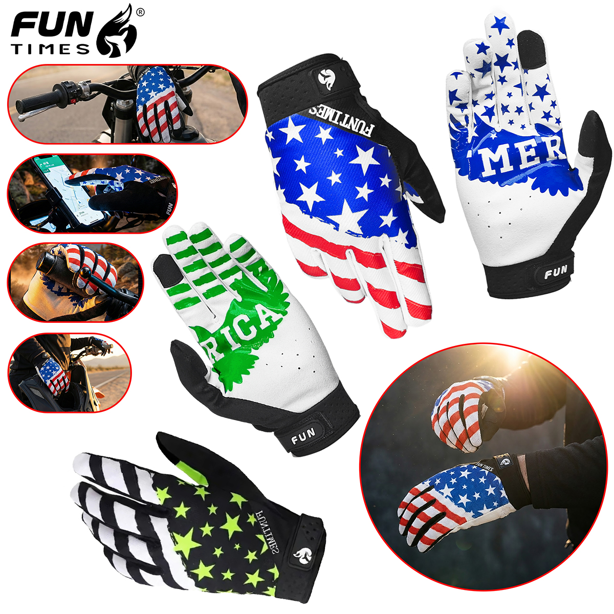 New Off-Road Motorcycle Riding – Mountain Biking Gloves Mens Bewertung und Preis