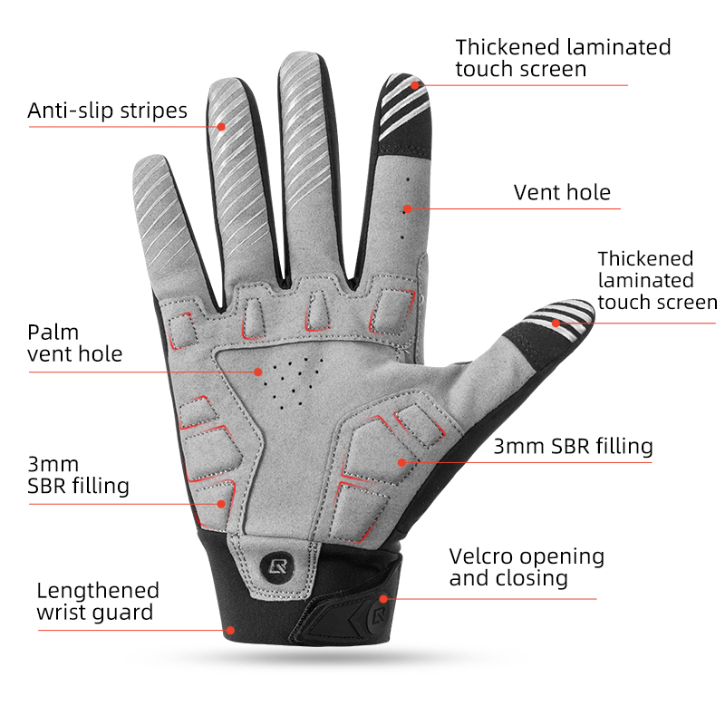 ROCKBROS Cycling Gloves Thicke – Mountain Biking Gloves Mens Bewertung und Preis