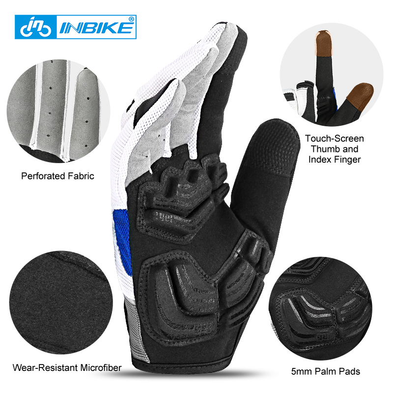 INBIKE Bicycle Gloves Gel Full – Mountain Biking Gloves Mens Bewertung und Preis