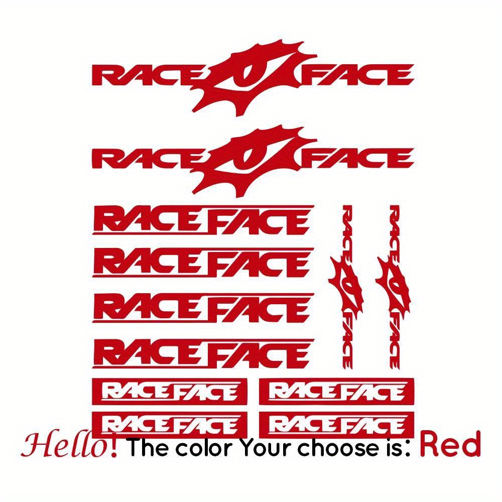 Race Face Bike Sticker Set Wat – Mountain Biking Races Bewertung und Preis