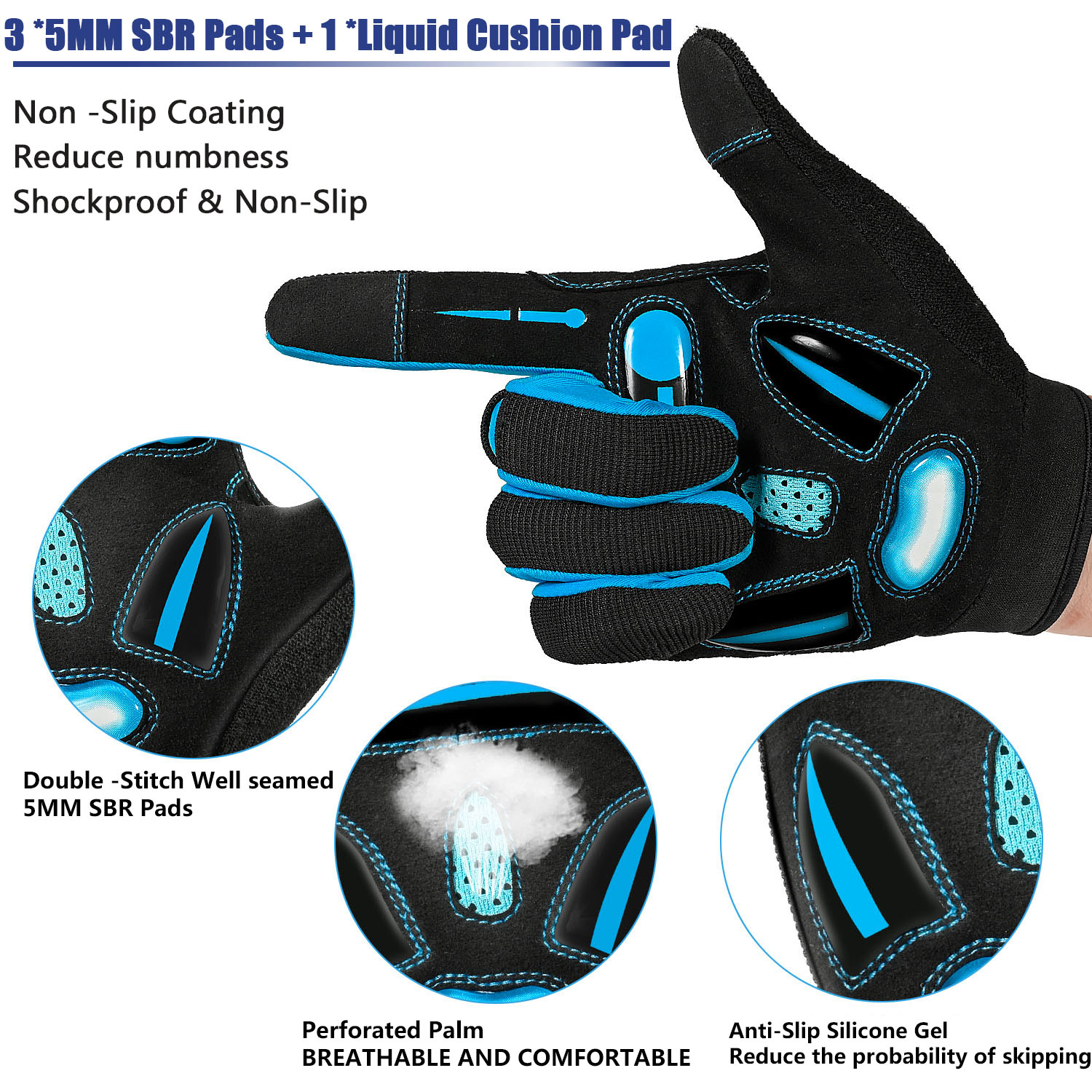 MOREOK Cycling Gloves Gel Shoc – Mountain Biking Gloves Mens Bewertung und Preis