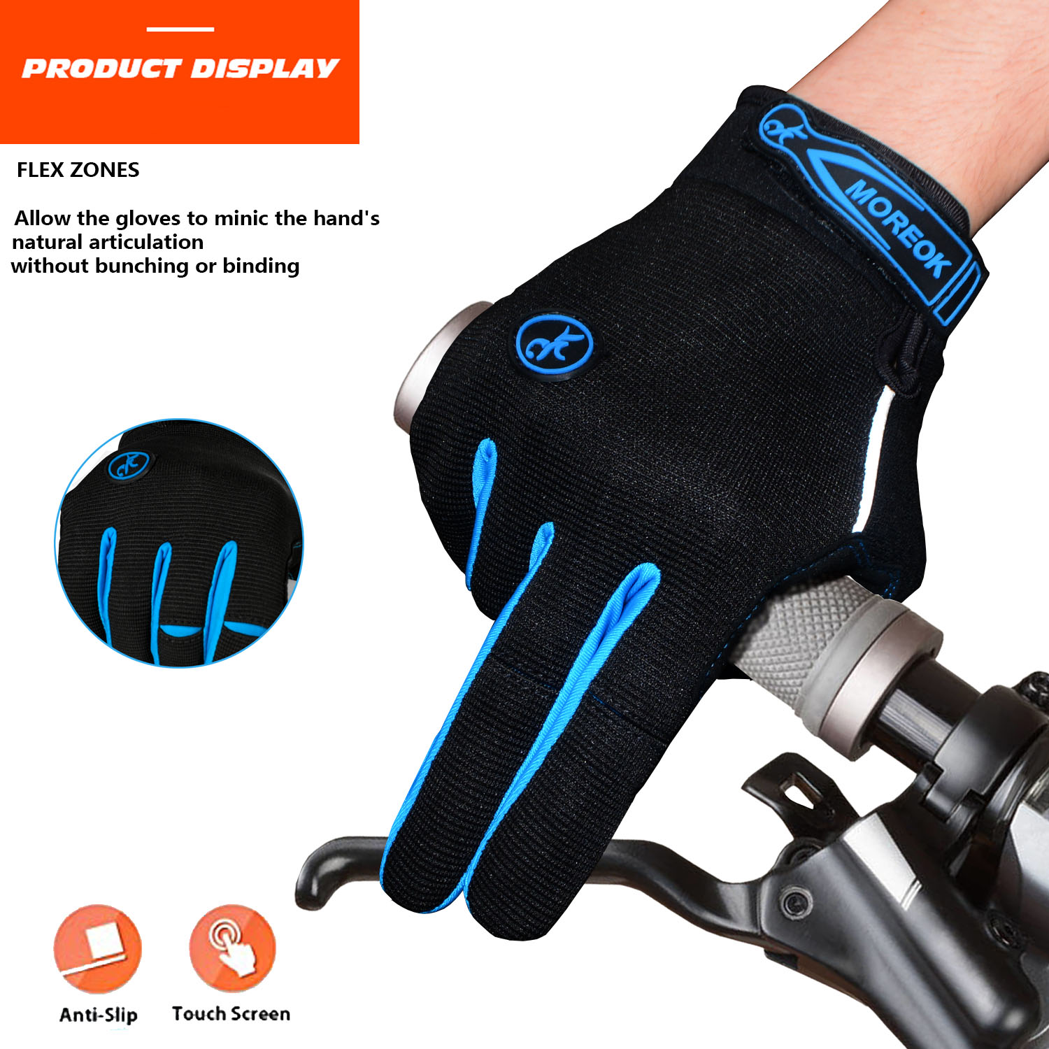 MOREOK Cycling Gloves Gel Shoc – Mountain Biking Gloves Mens Bewertung und Preis